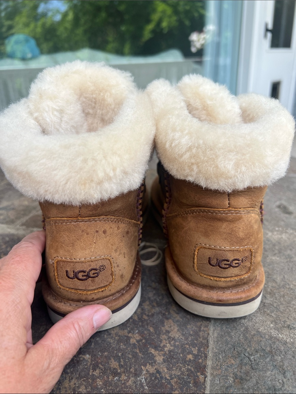 UGG Cypress 1007709 Chestnut moccasin Boots Womens Sz 7 Casual Or Winter - Picture 6 of 11